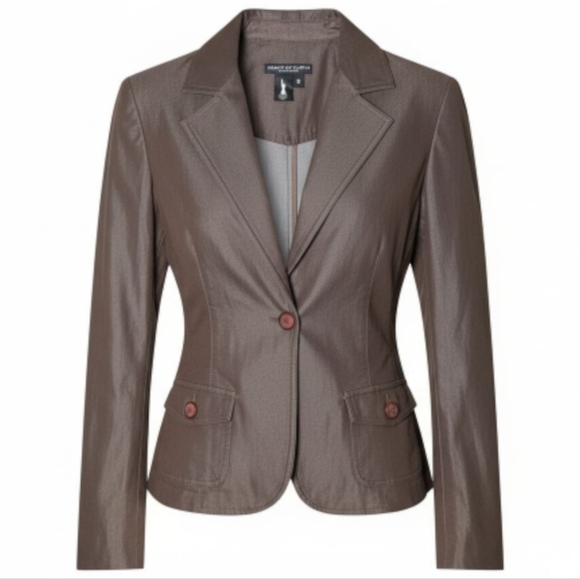 Peace of Cloth Jackets & Blazers - Peace of Cloth Tailored Blazer Panticular Espresso Brown Capsule Wardrobe USA